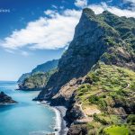 The rugged north coast of Madeira island.